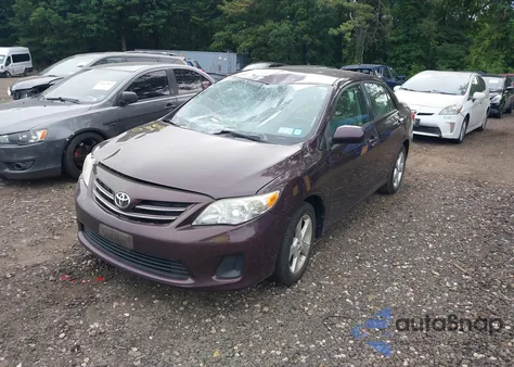 2013 Toyota Corolla S/Le from USA, damaged, VIN 2T1BU4EE1DC076475